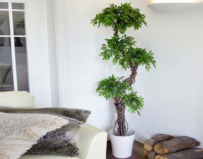 室內(nèi)仿真樹植物擺放的八個(gè)原則