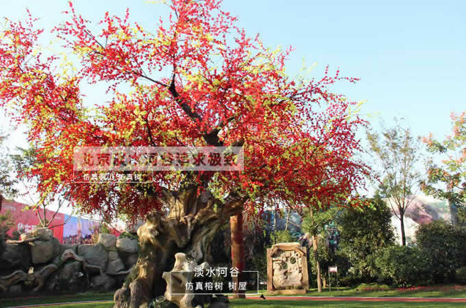 構建仿真樹互動性，讓園林景區環境賦予活力