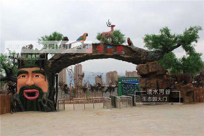 生態(tài)園大門(mén)需要技術(shù)創(chuàng)新—淡水河谷生態(tài)園大門(mén)廠家