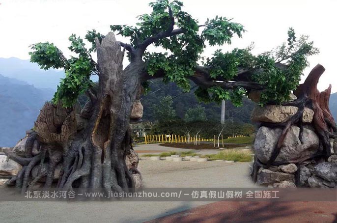 【多圖】仿真樹大門原來可以做出這樣多的效果