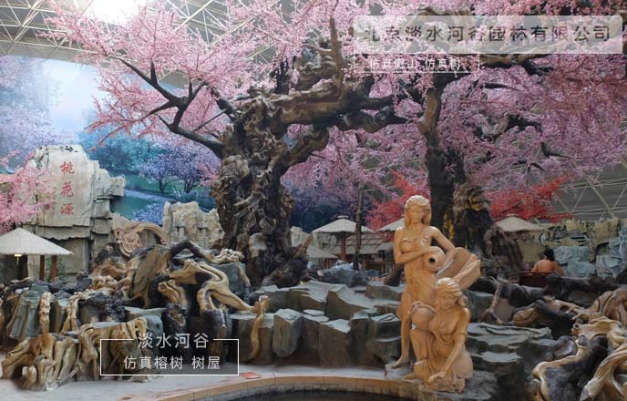 北京淡水河谷仿真樹展現出高超的工藝水平和欣賞價值