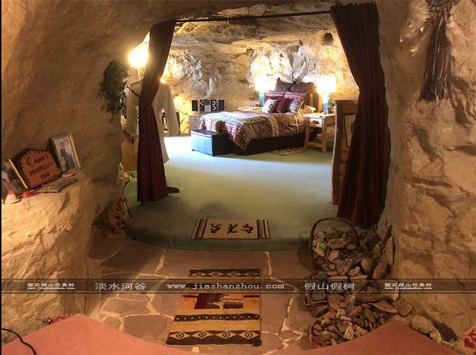 想住特色人造洞穴酒店不用出國了北京淡水河谷設計制作