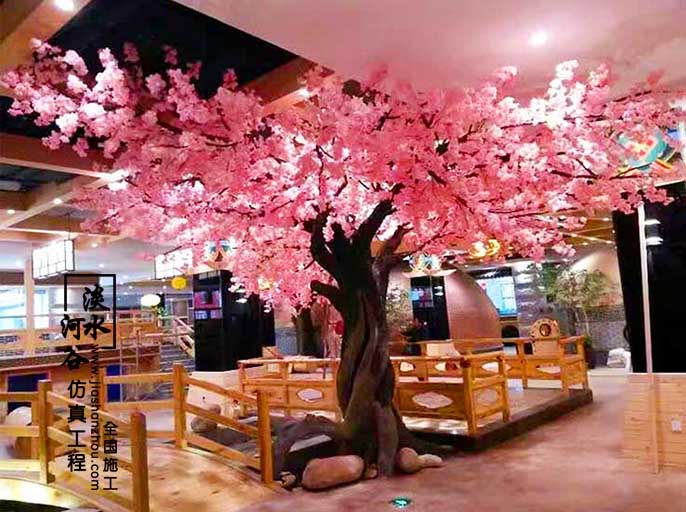 漂亮的仿真樹圖片為什么都在北京圣園工程因為案例多啊