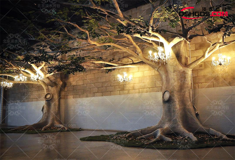 中國溫泉博物館仿真樹制作工藝細(xì)談-北京圣園工程