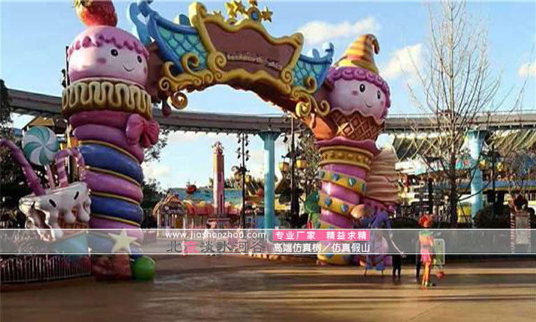 大連老虎灘海洋公園卡通塑石假山有哪些設計元素要求