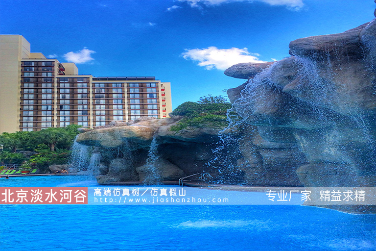 中國塑石假山走出國門在世界各地都有施工精品