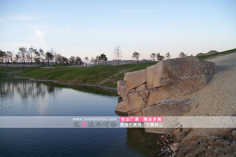北京圣園工程把假山水池做到國外