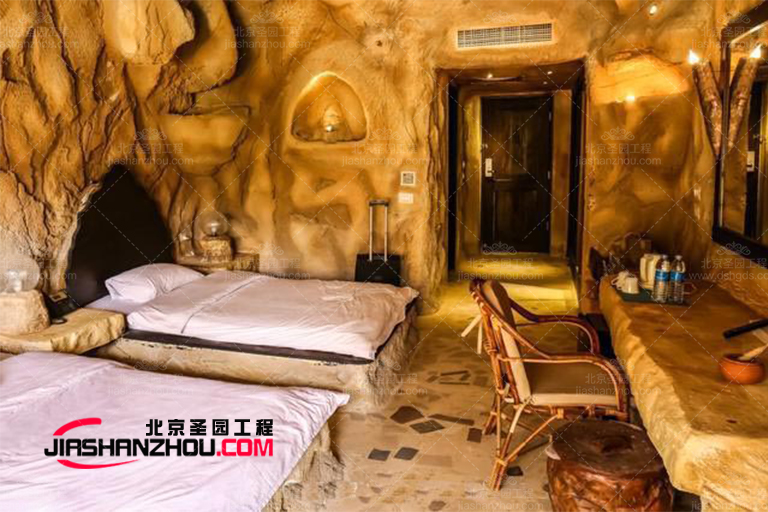 人造窯洞民宿你見過么花千萬投資打造的當地特色