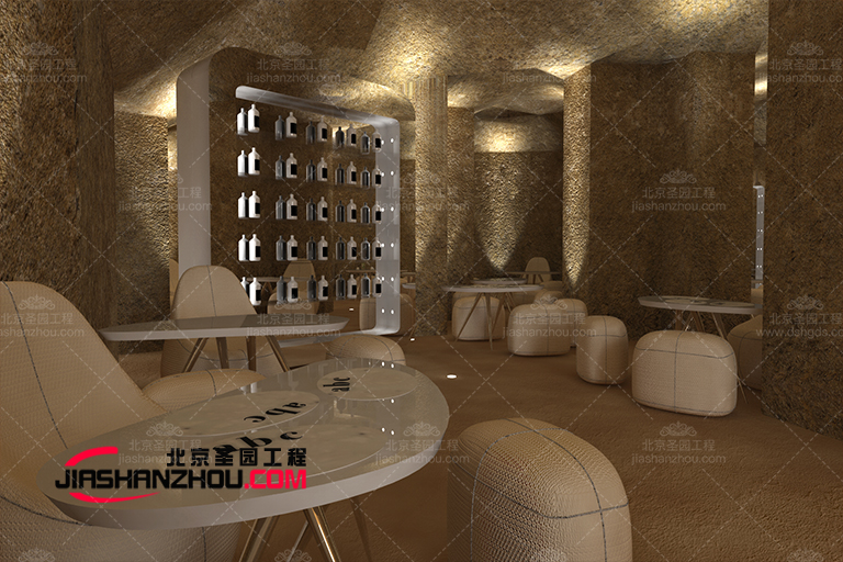 人造鹽療咖啡廳裝飾方案怎么樣看看圣園的就知道了