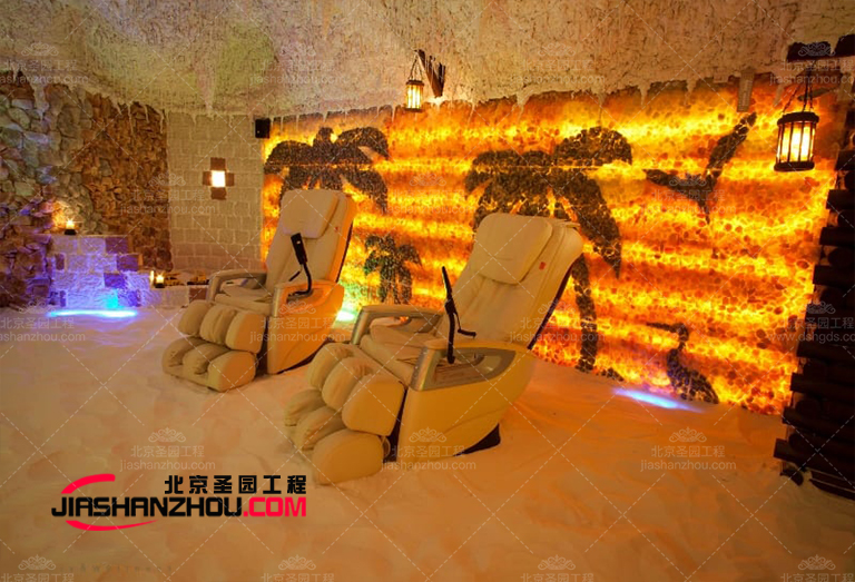 北京圣園通過喜歡的靈感流行色來為喜馬拉雅鹽療房增添青春魅力