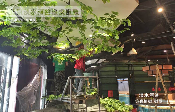 酒店大廳仿真樹(shù)滿足顧客對(duì)于自然環(huán)境的向往